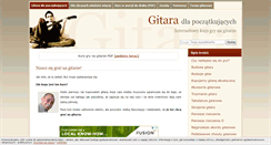 Desktop Screenshot of gitaradlapoczatkujacych.pl