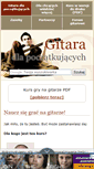Mobile Screenshot of gitaradlapoczatkujacych.pl